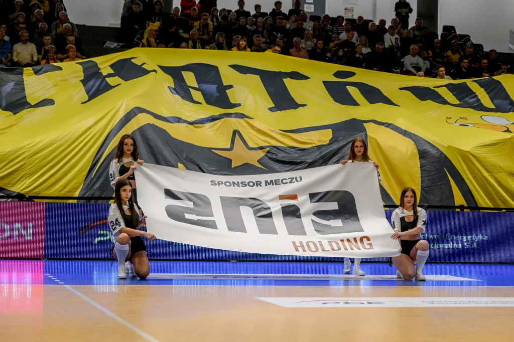Mecz Skra Bełchatów Ania Holding sponsorem meczu