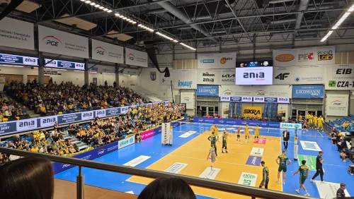 Mecz Skra Bełchatów Ania Holding sponsorem meczu