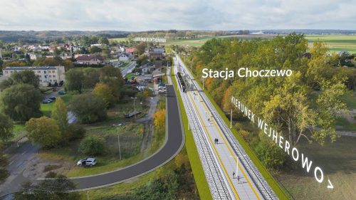 visualisation of Choczewo station